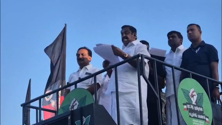 மணமக்களுக்கு பட்டுவேட்டி பட்டுச்சேலை வழங்கப்படும்:-     எடப்பாடி பழனிசாமி வாக்குறுதி!