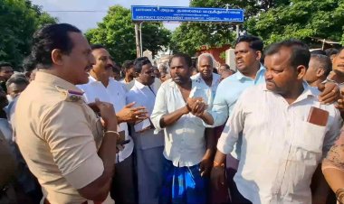 பணியின் போது மின் ஊழியர் பலி! கண்டுகொள்ளாத அதிகாரிகளை கண்டித்து மறியல்!