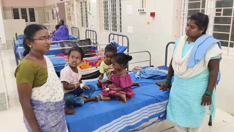 சாணி பவுடரை குடித்த குழந்தைகள்! பரபரப்பு!