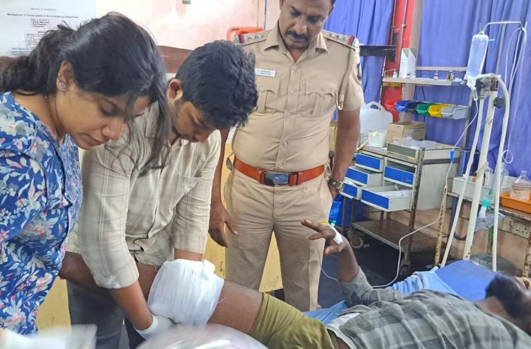   போலீசாரை தாக்கிய கஞ்சா வியாபாரி மீது துப்பாக்கி சூடு! எஸ்.பி.பேட்டி!