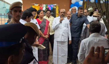 அமைச்சர் எ.வ.வேலு திறந்து வைத்த சமுதாயக் கூடம்!