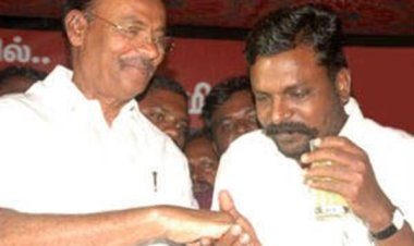 பாமகவின் ராமதாஸ் அணியை திமுக கூட்ட்டணியில் சேர்க்க திருமா எதிர்ப்பு!