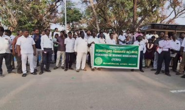 10% பங்களிப்பை இரத்து செய்! வருவாய் துறையினர் கோஷம்!