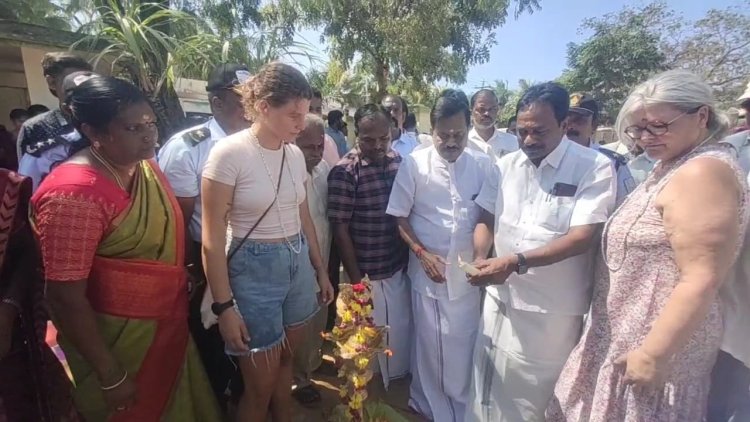 கன்னியாகுமரியில் -  ஆட்டம் பாட்டத்துடன் பொங்கலை கொண்டாடிய வெளிநாட்டினர்! 
