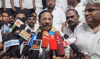விஜய் கொள்ளையடித்த பணத்தை வெளியில் கொண்டுவரனும் ஆர்.எஸ்.பாரதி பேட்டி!