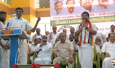 தம்பிதுரை ரிப்பன் வெட்டி குத்துவிளக்கேற்றி துவக்கி வைத்தார்!