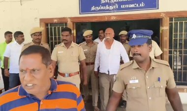 முன்னாள் அமைச்சர் கே.சி.வீரமணி மீது புகார் கொடுக்க வந்தவர்களை அதிமுக குண்டர்கள் தாக்கு!