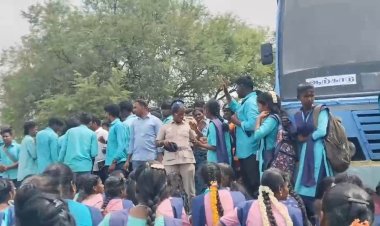 கோரிக்கைகள்: சோளிங்கர் அருகே கல்லூரி மாணவர்கள் திடீர் சாலை மறியல்!