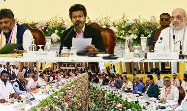 காவிரி முதல் நீட் வரை...  தென்மண்டல கூட்டத்தில் தமிழகத்தின் உரிமைக் குரல் எழுப்பிய முதல்வர் விஜய்!