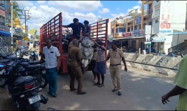 பணம் வைத்து தாயம் விளையாடியவர்கள் போலீசை கண்டதும் ஓட்டம்! 8 இருசக்கர வாகனங்கள் பறிமுதல்!