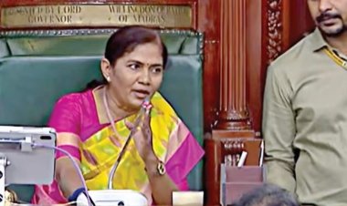 சபாநாயகர் இருக்கையில் அமர்ந்து அவையை வழிநடத்திய சத்யபாமா – பல்வேறு கட்சியினர் பாராட்டு!