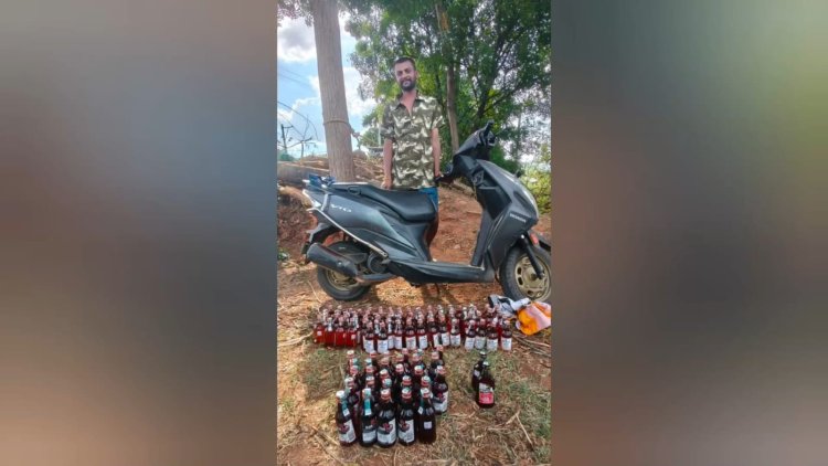குரிசிலாப்பட்டில் கள்ளத்தனமாக மதுபாட்டில்கள் விற்பனை! 100-க்கும் மேற்பட்ட பாட்டில்கள் பறிமுதல் – ஒருவர் கைது!