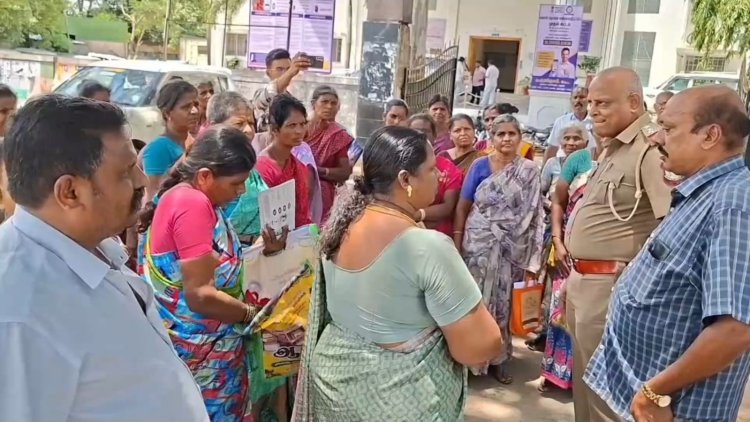 100 நாள் வேலை திட்டத்தில் முறைகேடு புகார் – ஊராட்சி மன்ற அலுவலகம் முன்பு பெண்கள் தர்ணா!