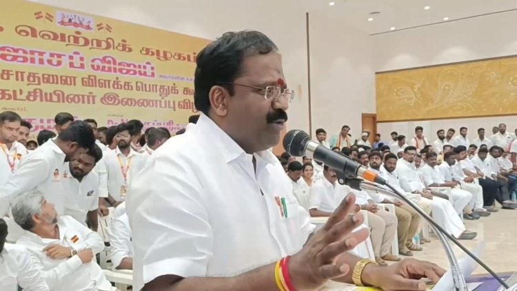“சேகர்பாபுவுக்கு தகுந்த நேரத்தில் தக்க பாடம் புகட்டப்படும்!அமைச்சர் ரஞ்சித் குமார் ஆவேசம்