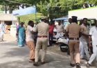 ஆட்சியர் முகாமில் பெட்ரோல் ஊற்றி போராட்ட முயற்சி! பொதுமக்களுக்கு நாற்காலிகள்கூட இல்லாததால் பரபரப்பு