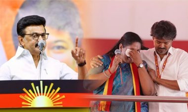 சத்யபாமா குறித்த ஸ்டாலின் பேச்சு! முதலமைச்சர் விஜய் கடும் கண்டனம் – “பெண்களை இழிவுபடுத்துவதை ஏற்க முடியாது!