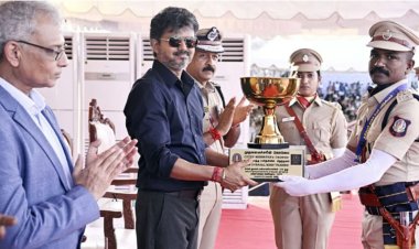 கம்பீர அணிவகுப்பு... பதக்கங்கள் வழங்கிய முதலமைச்சர் விஜய்! பணியில் இணைந்த 25 புதிய டி.எஸ்.பி.க்கள்