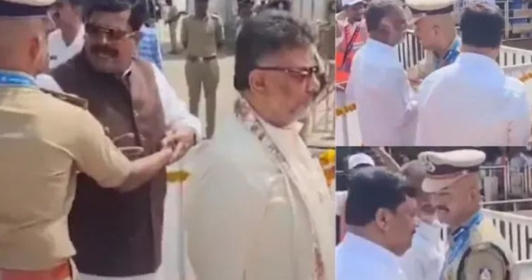 மைசூரு தசரா பூஜையில் தலித் அமைச்சர்களுக்கு அனுமதி மறுப்பா? விசாரணைக்கு உத்தரவிட்டார் டி.கே. சிவகுமார்! மூன்று தலித் அமைச்சர்கள் தடுத்து நிறுத்தப்பட்டதாகப் புகார் – அதிகாரிகள் மீது நடவடிக்கை எடுக்கப்படுமா?